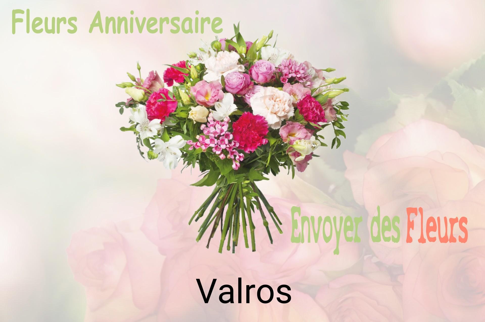 Bouquet de fleurs d’anniversaire livré à Valros
