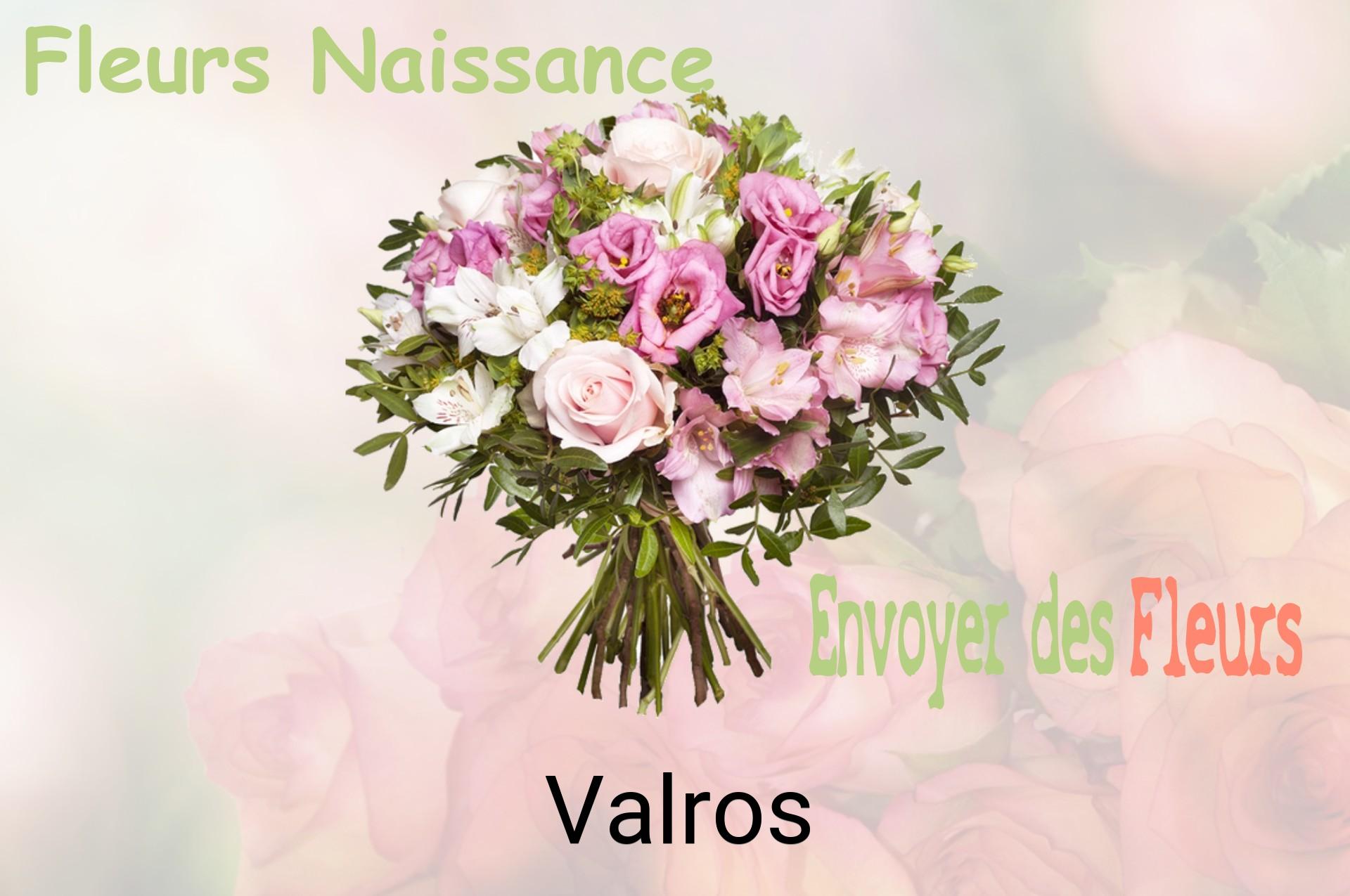 Bouquet de fleurs de naissance livré à Valros