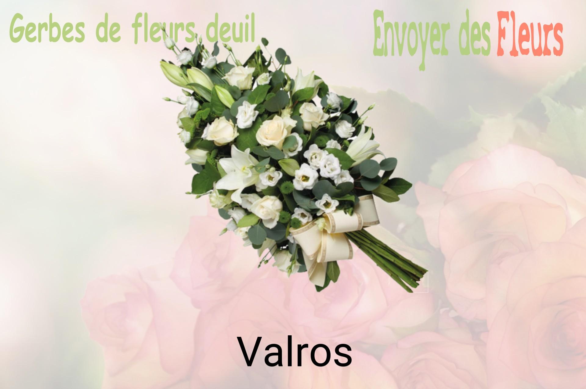 Gerbe de fleurs de deuil livrée à Valros
